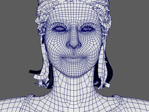 Gal Gadot Character 3D Model