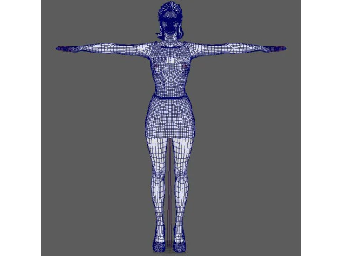 Gal Gadot Character 3D Model