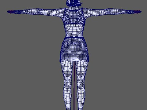 Gal Gadot Character 3D Model