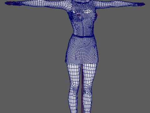Gal Gadot Character 3D Model