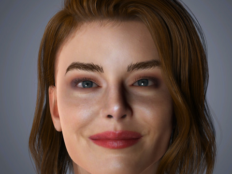 Emma Stone Character 3Dモデル