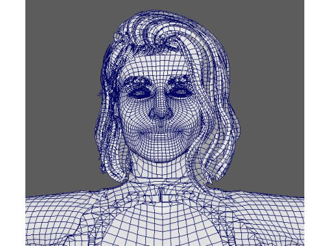 Emma Stone Character 3D 模型