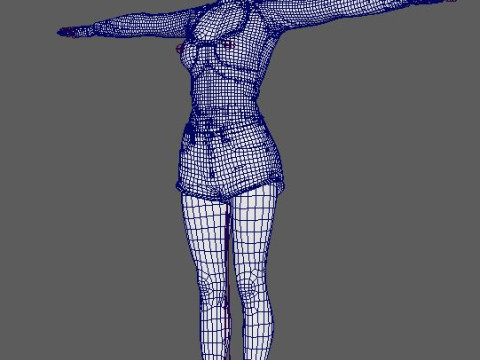Emma Stone Character 3D 模型