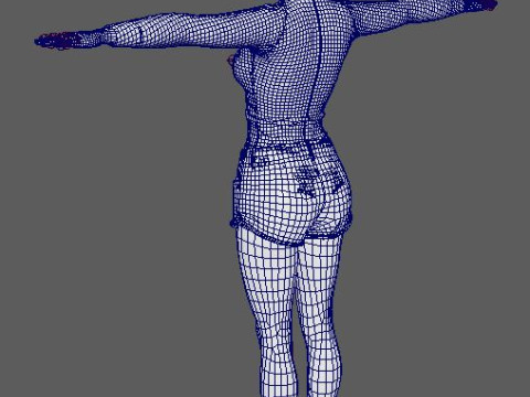 Emma Stone Character 3D 模型