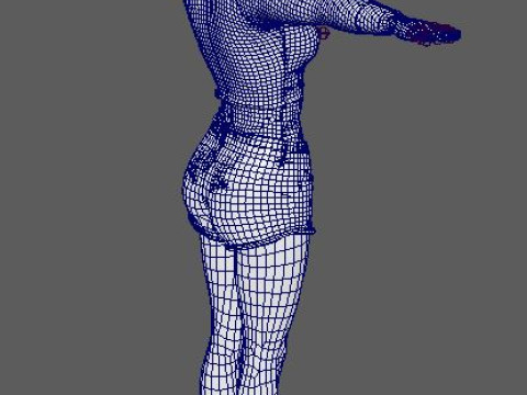 Emma Stone Character 3D 模型