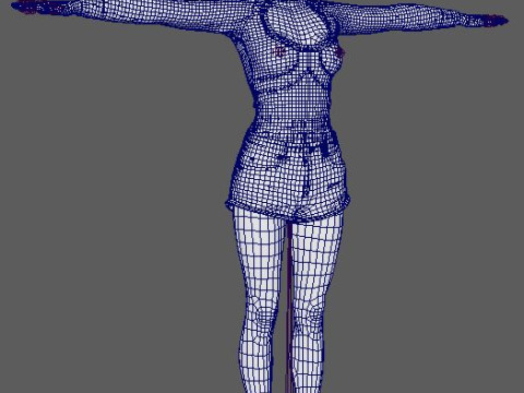 Emma Stone Character 3D 模型