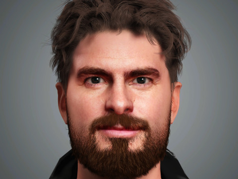 Andrew Garfield Character 3Dモデル