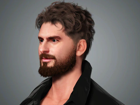 Andrew Garfield Character 3D Model
