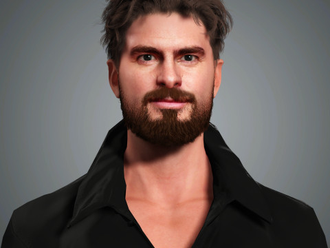 Andrew Garfield Character 3D 模型