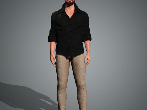 Andrew Garfield Character 3D 模型