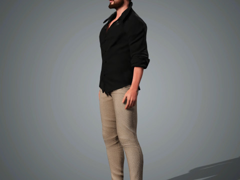 Andrew Garfield Character 3D 模型