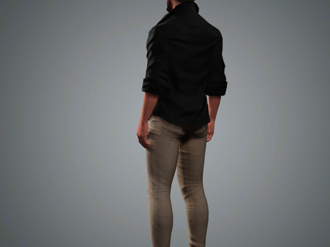 Andrew Garfield Character 3D 模型