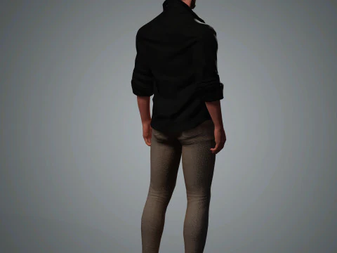 Andrew Garfield Character 3D Model