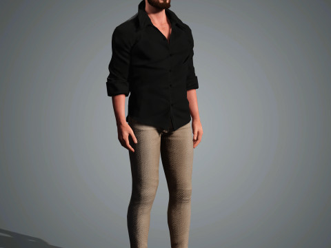 Andrew Garfield Character 3D 模型