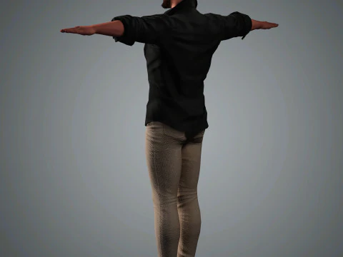 Andrew Garfield Character 3D Model