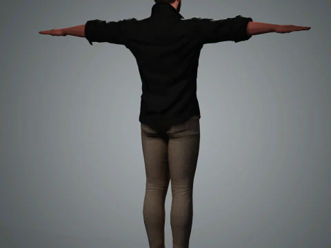 Andrew Garfield Character 3D Model