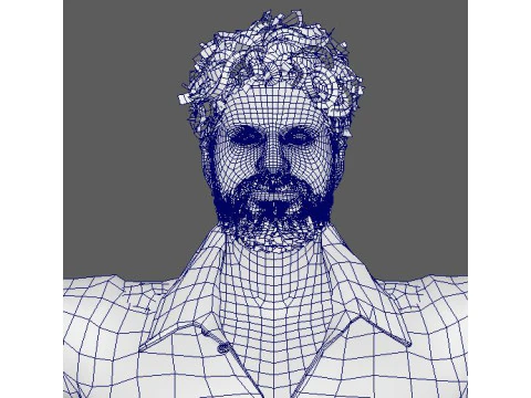 Andrew Garfield Character 3D Model