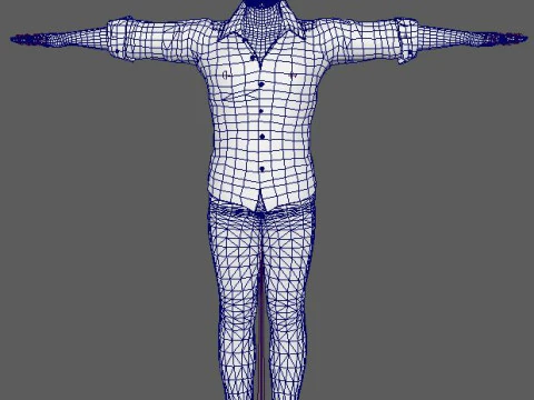 Andrew Garfield Character 3D Model