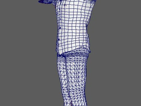 Andrew Garfield Character 3D Model