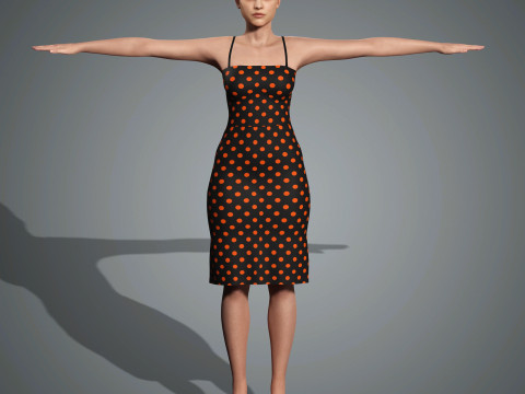 Barbara Palvin Character Low-poly 3D मॉडल
