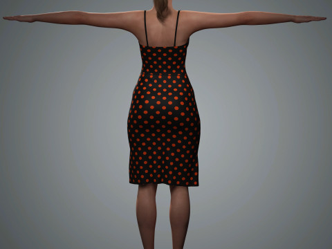Barbara Palvin Character Low-poly 3D मॉडल
