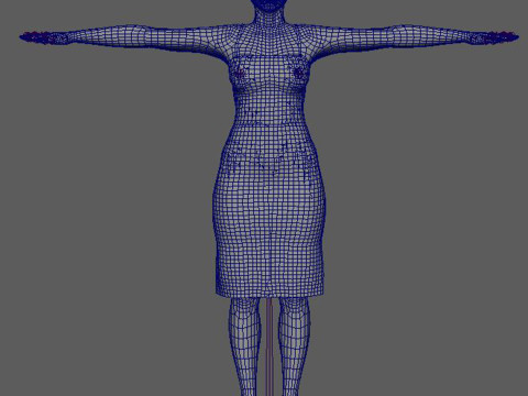 Barbara Palvin Character Low-poly 3D मॉडल