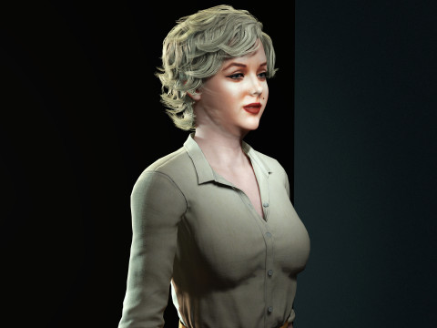 Marilyn Monroe Character Modello 3D