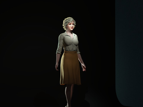 Marilyn Monroe Character Modello 3D