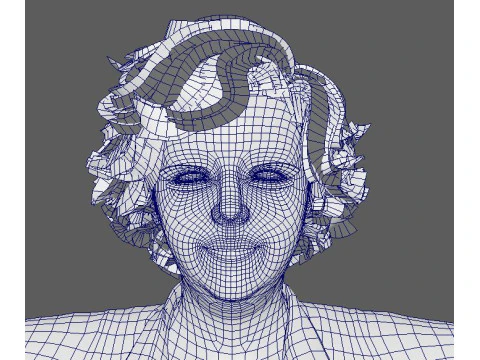 Marilyn Monroe Character 3D Model