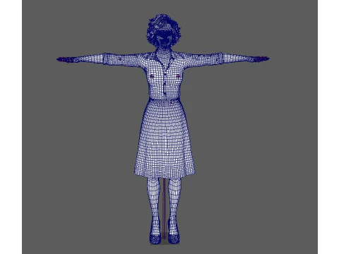Marilyn Monroe Character 3D Model