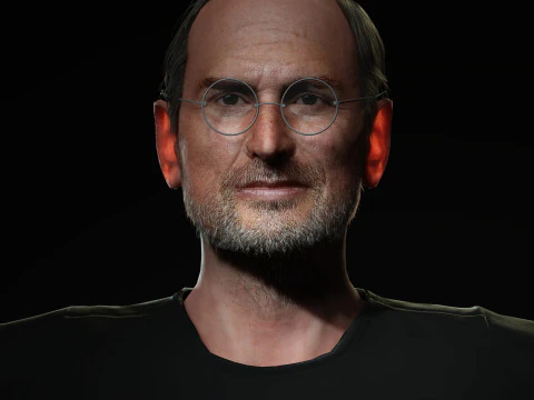 Personagem de Steve Jobs Modelo 3D
