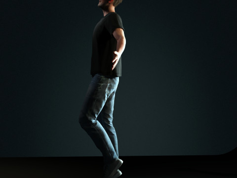 Steve Jobs Character Model 3D