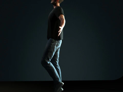Steve Jobs Character 3D Model
