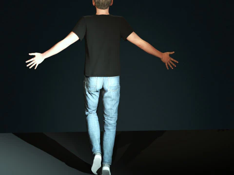 Steve Jobs Character 3D Model