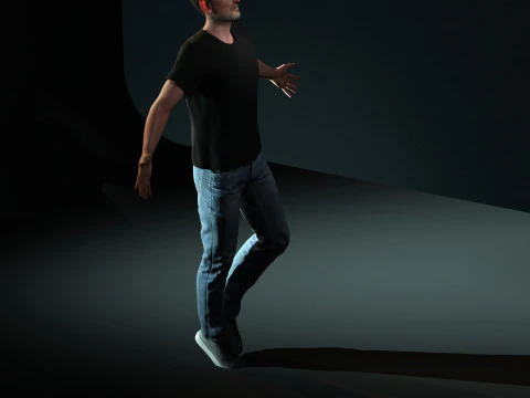 Steve Jobs Character 3D Model