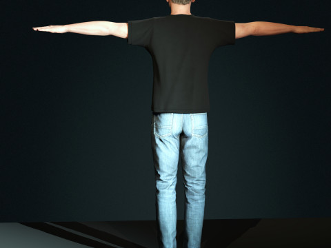 Steve Jobs Character Model 3D