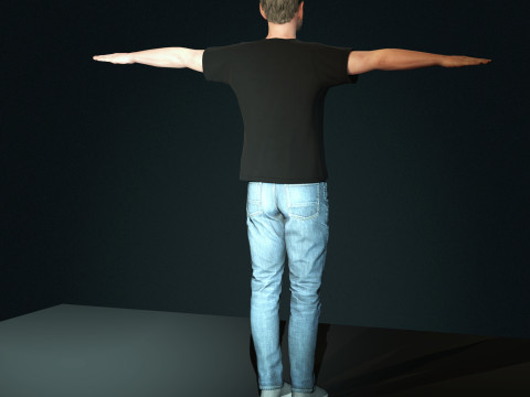 Steve Jobs Character Model 3D