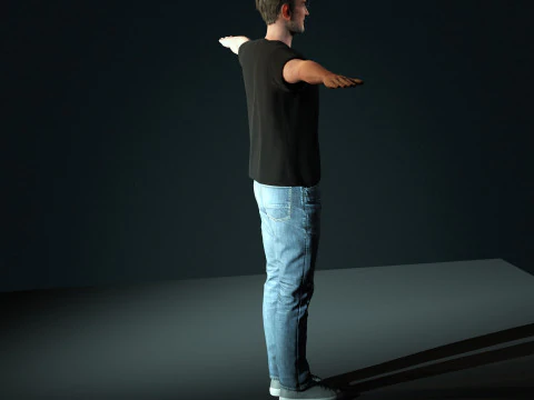 Steve Jobs Character 3D Model