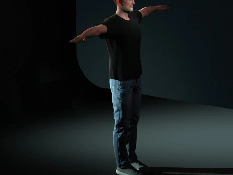 Steve Jobs Character 3D Model