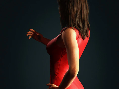 Shakira Character 3D Model