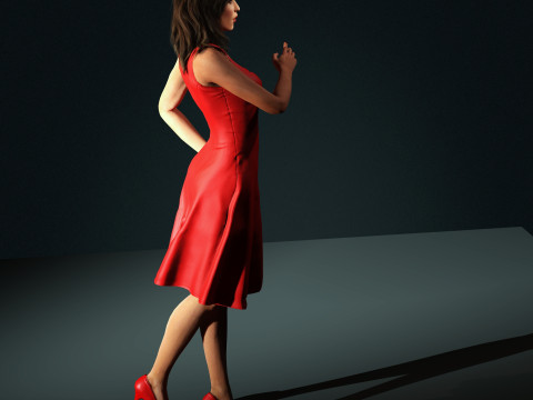 Shakira Character Modelo 3D