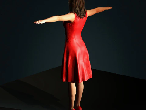 Shakira Character 3D Model