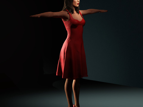 Shakira Character Modelo 3D