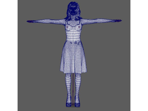 Shakira Character Modelo 3D