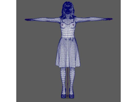 Shakira Character 3D Model