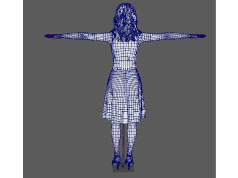 Shakira Character Modelo 3D