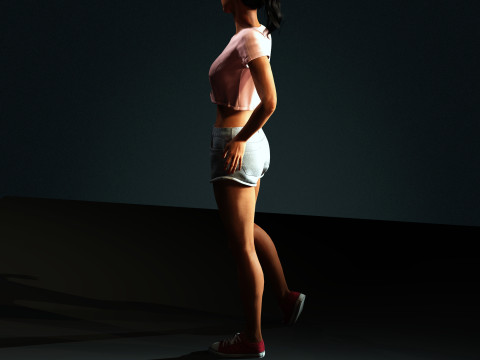 Rihanna Character 3Dモデル