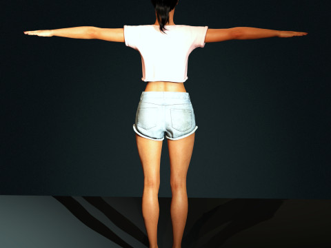 Rihanna Character 3Dモデル