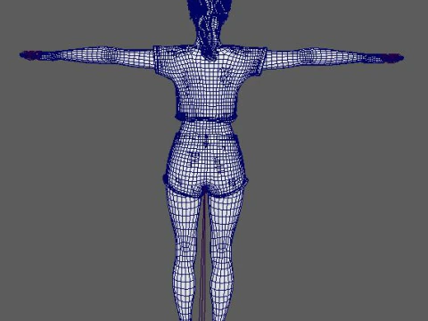 Rihanna Character 3D Model