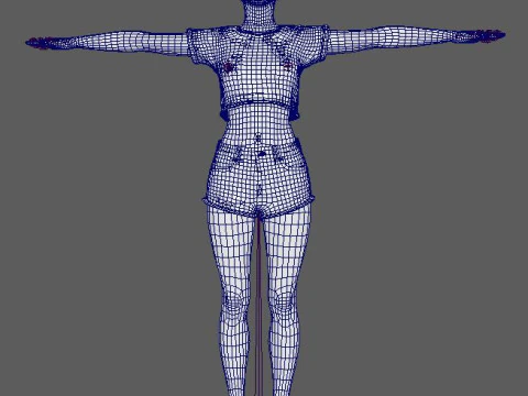Rihanna Character 3D Model